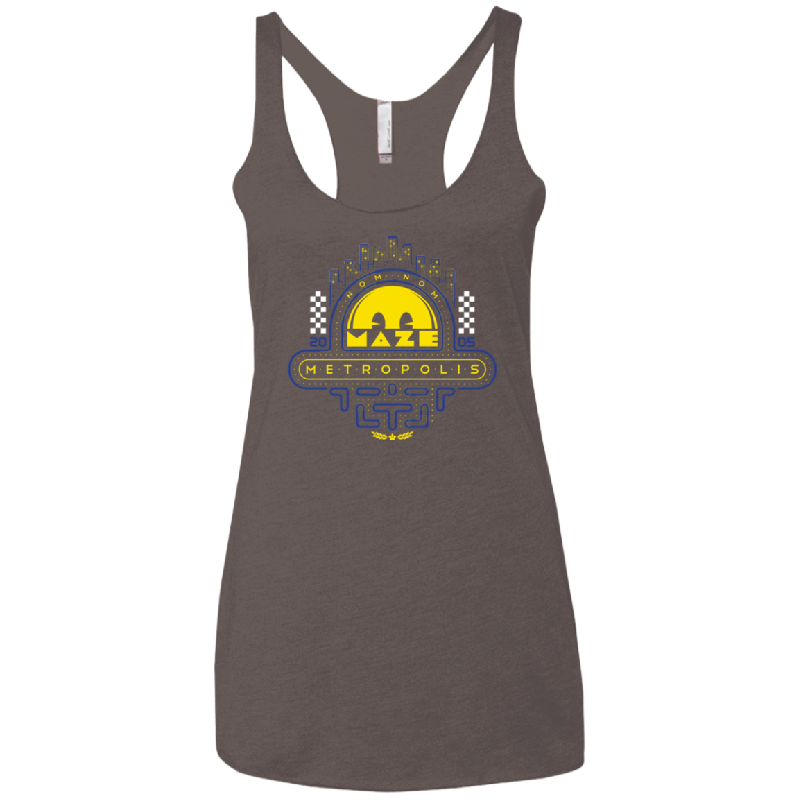 Maze Metropolis Women's Triblend Racerback Tank