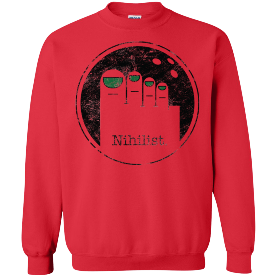 Minimalist Nihilist Crewneck Sweatshirt