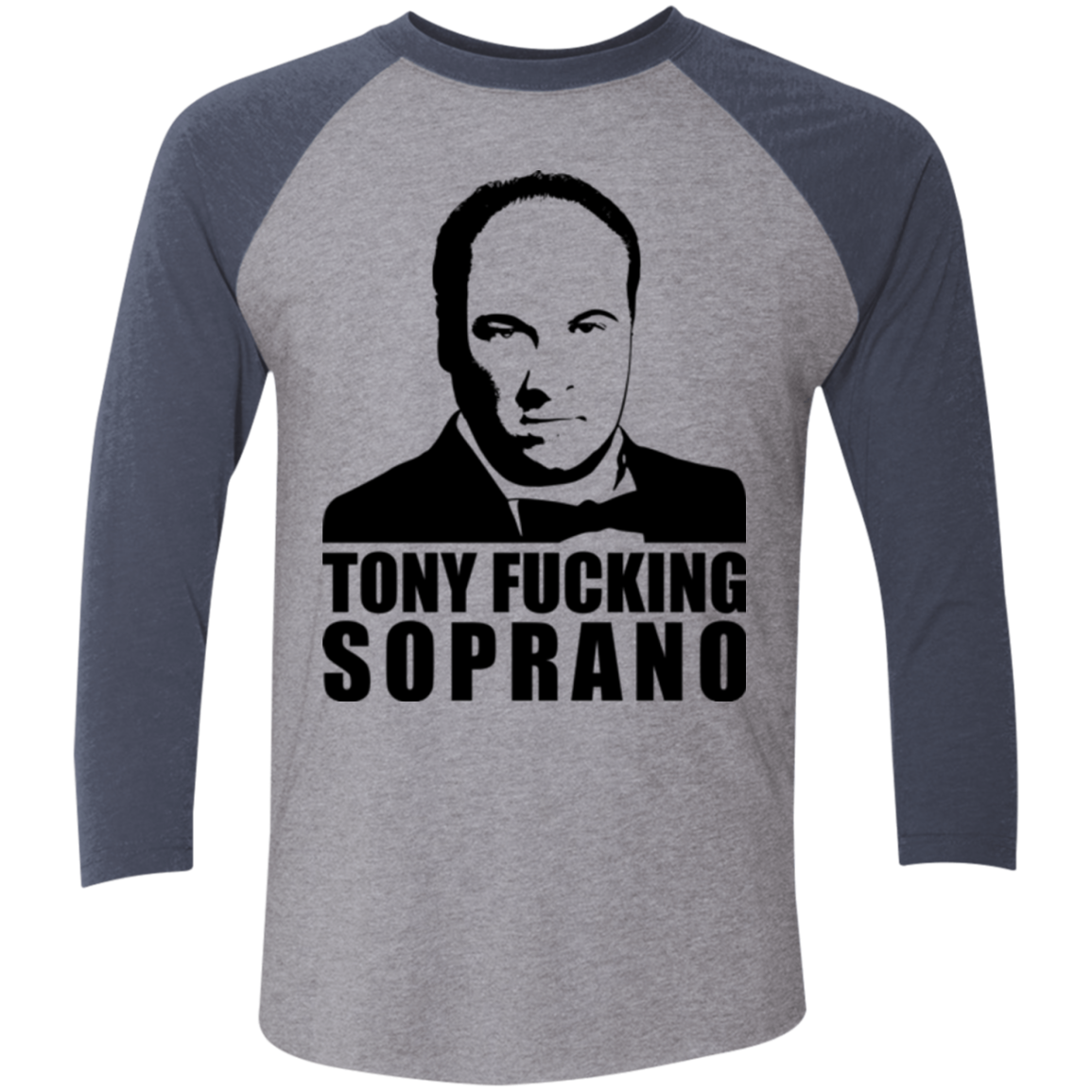Tony Fucking Soprano Men's Triblend 3/4 Sleeve