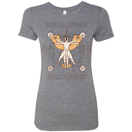 Vitruvian Aang (1) Women's Triblend T-Shirt