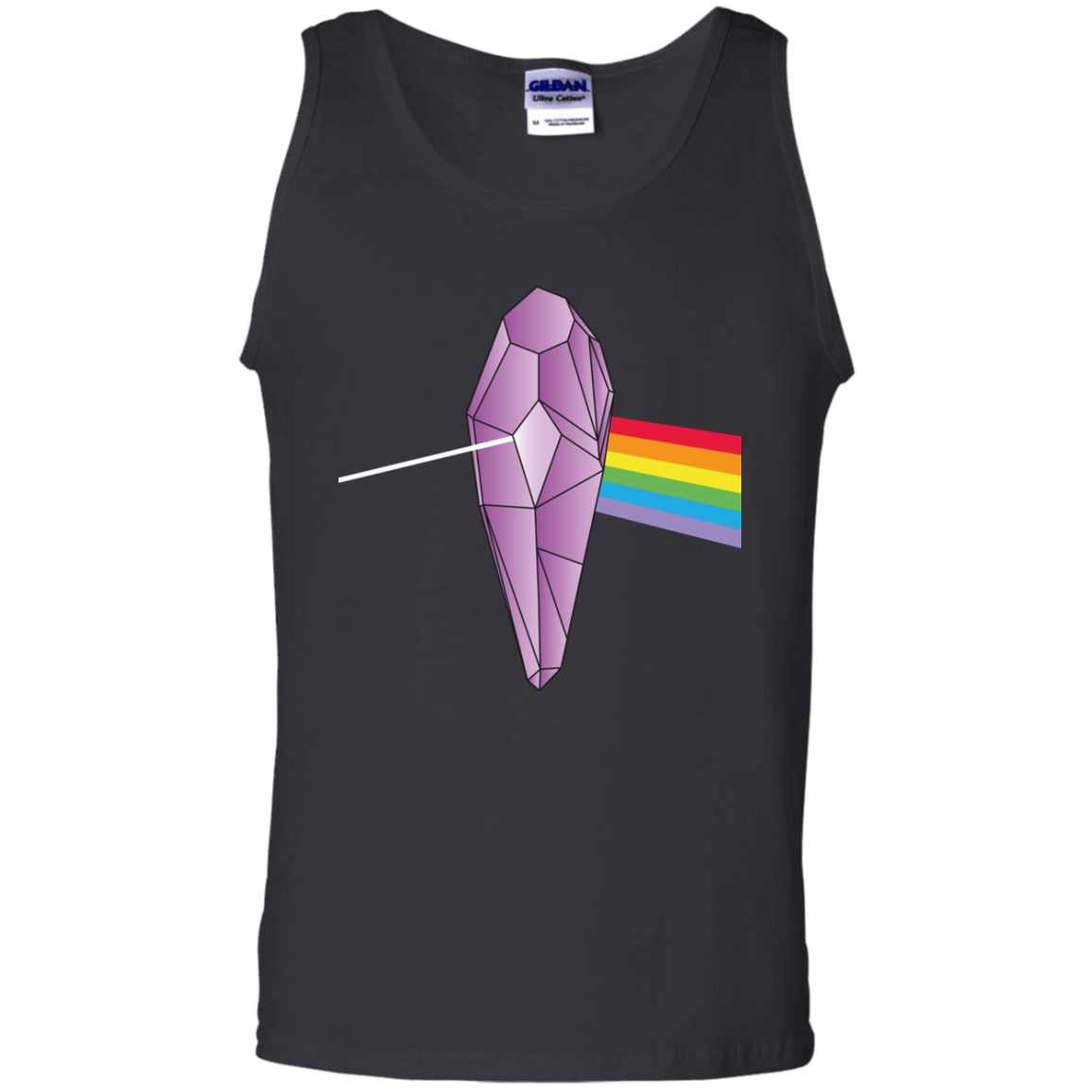 Darkside Of The Crystal Men's Tank Top