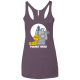 Peanut Wars Women's Triblend Racerback Tank