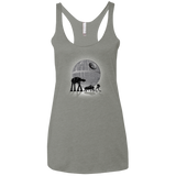 Full Moon Over Empire Women's Triblend Racerback Tank
