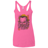 Oni Clown Mask Women's Triblend Racerback Tank