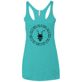 Wake up Wimido Women's Triblend Racerback Tank