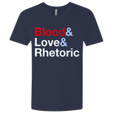 Blood Love Rhetoric Men's Premium V-Neck