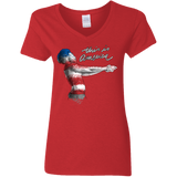 America Women's V-Neck T-Shirt