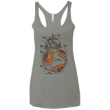 BB-8 Plan Women's Triblend Racerback Tank