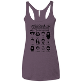 The Movie Facial Hair Compendium Women's Triblend Racerback Tank