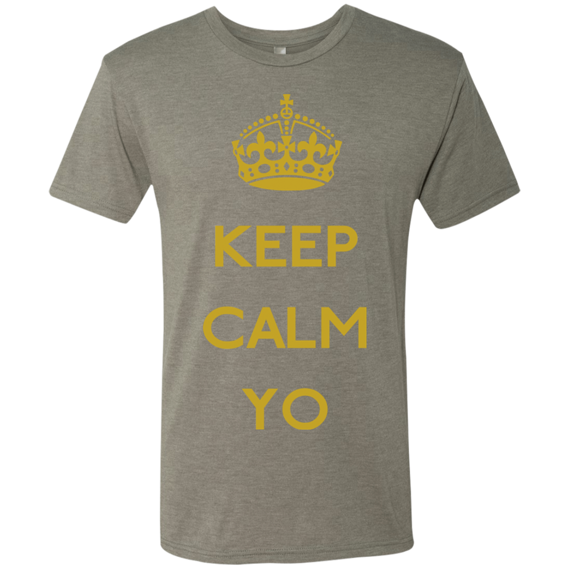 Keep Calm Yo Men's Triblend T-Shirt