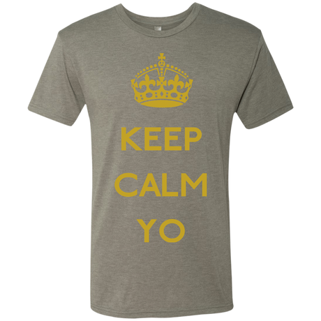 Keep Calm Yo Men's Triblend T-Shirt