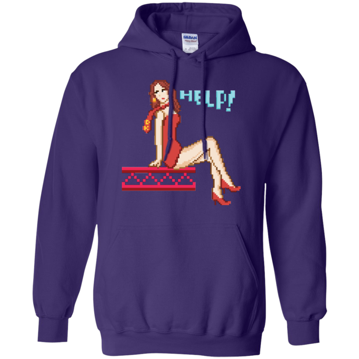 Pixel Pinup Pauline Pullover Hoodie