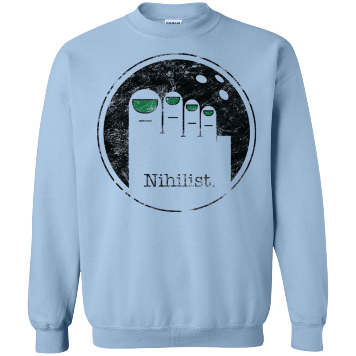Minimalist Nihilist Crewneck Sweatshirt