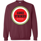 Luke Strikes Crewneck Sweatshirt