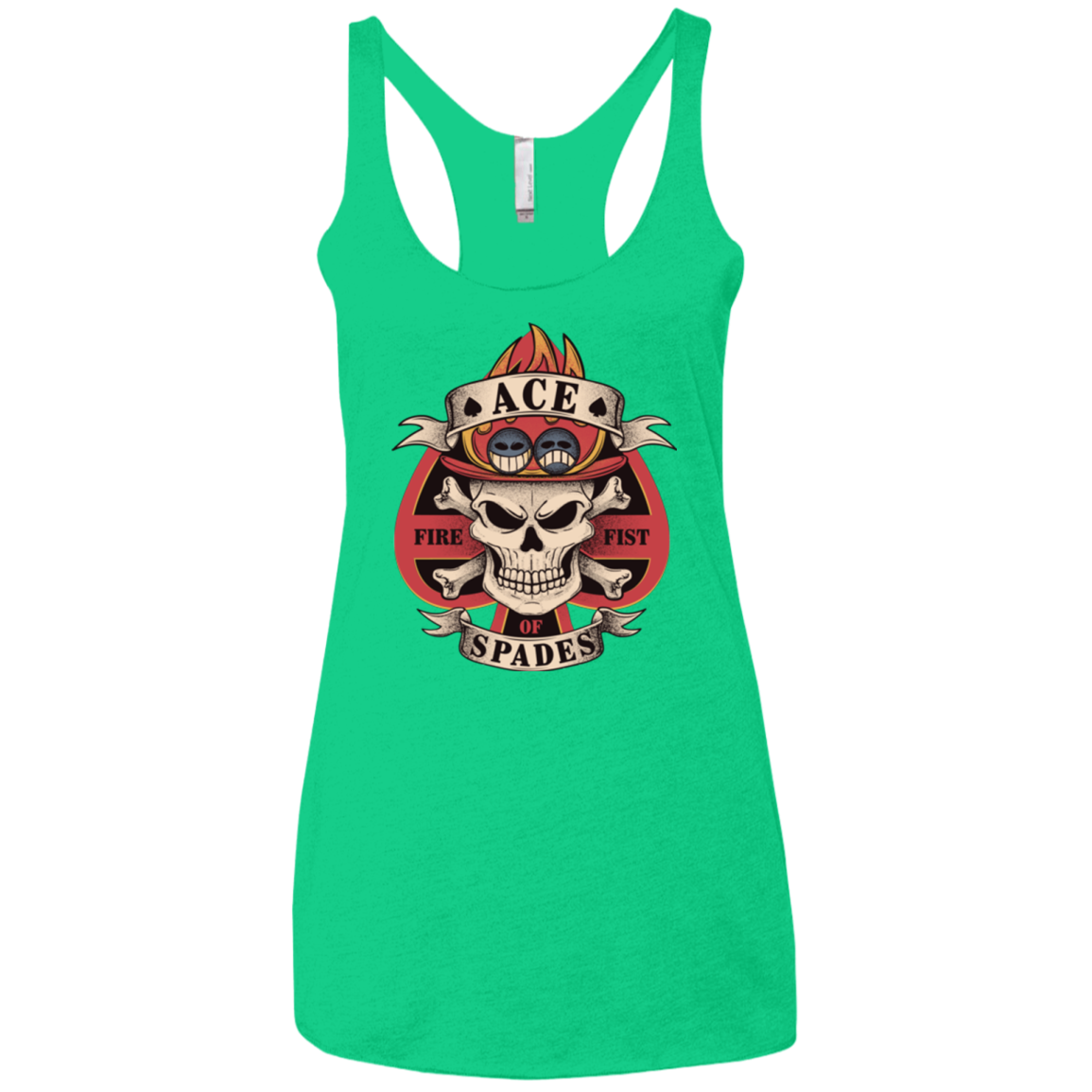 Ace of Spades Women's Triblend Racerback Tank