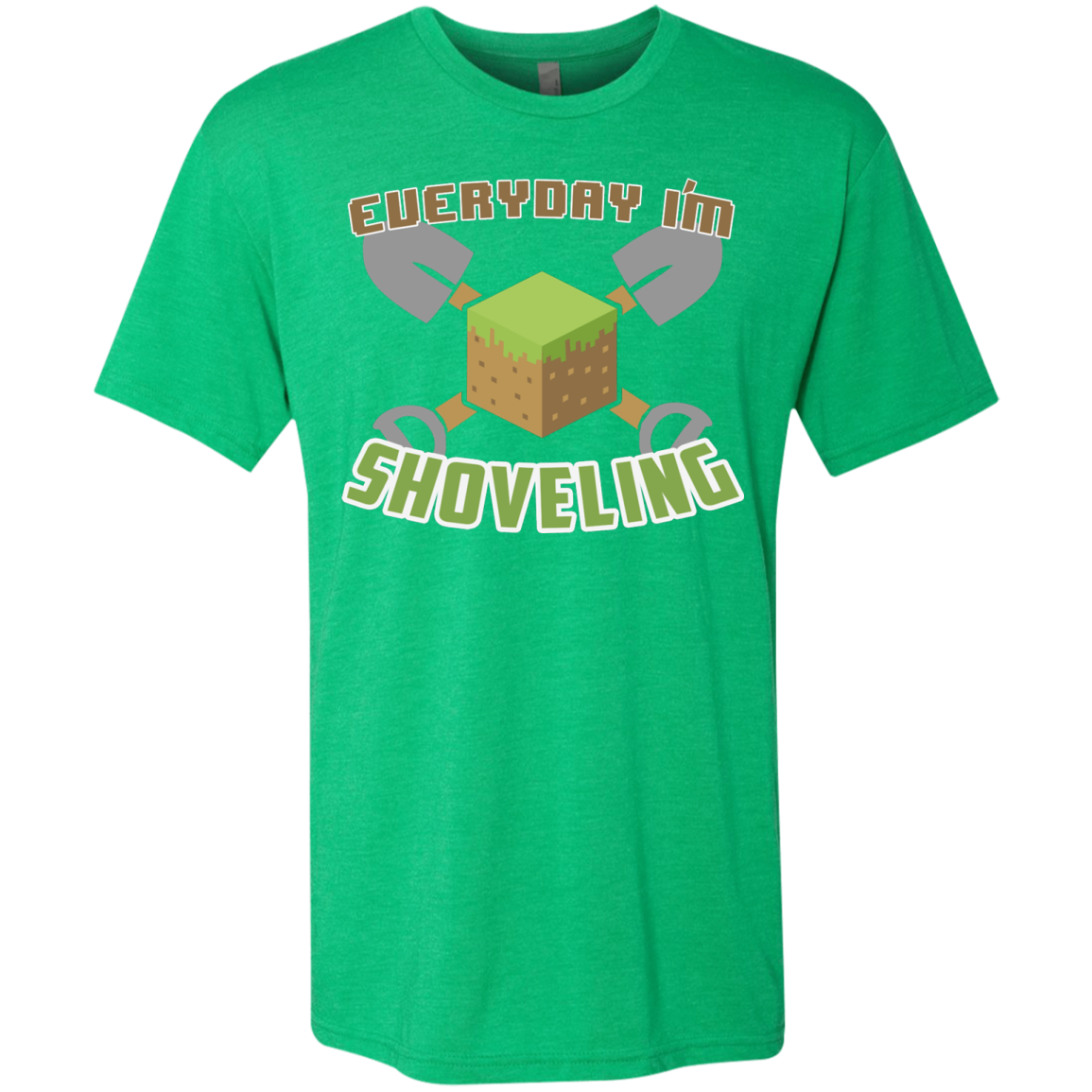 Everyday Shoveling Men's Triblend T-Shirt