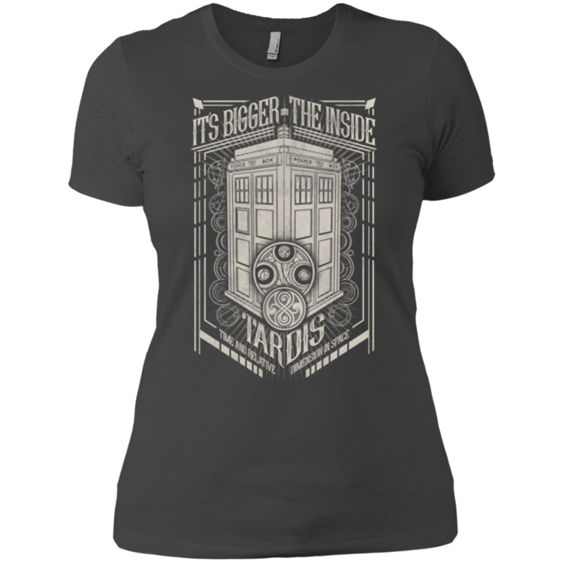 The Vintage Series - It's Bigger on The Inside Women's Premium T-Shirt