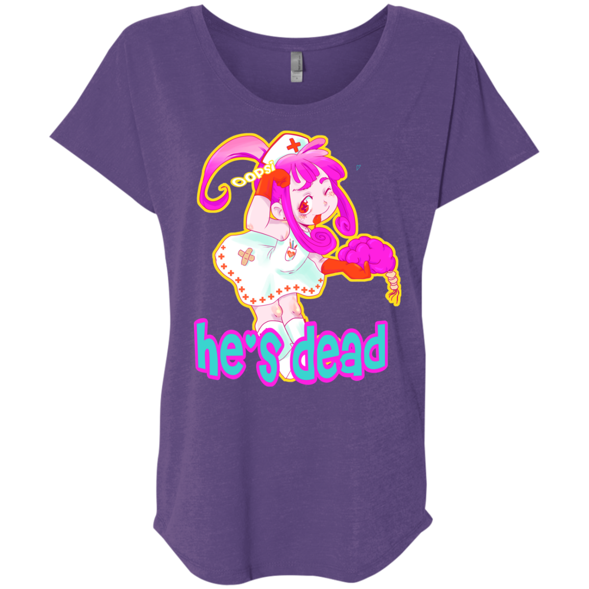 Oopsi Triblend Dolman Sleeve