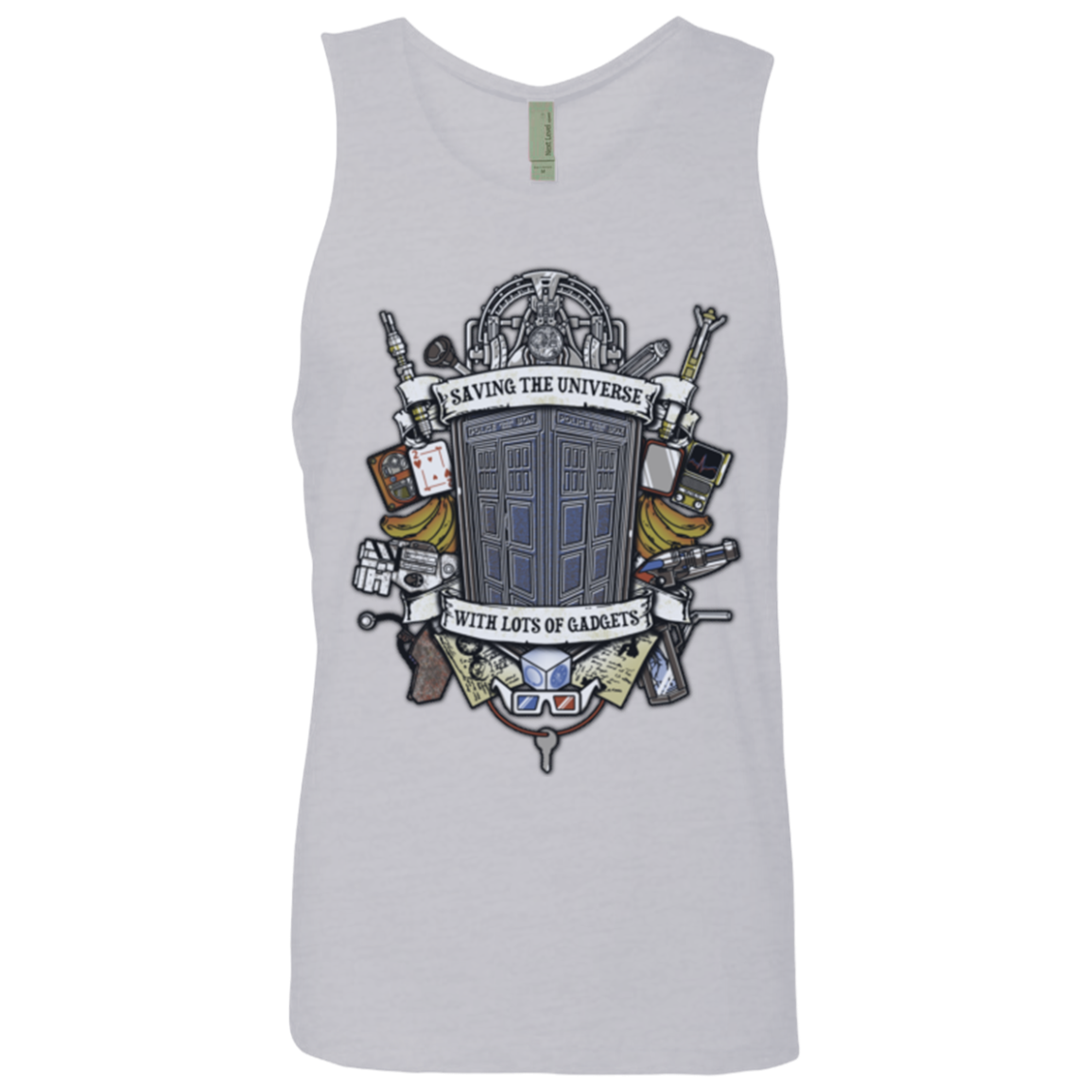 Timelord Crest Men's Premium Tank Top