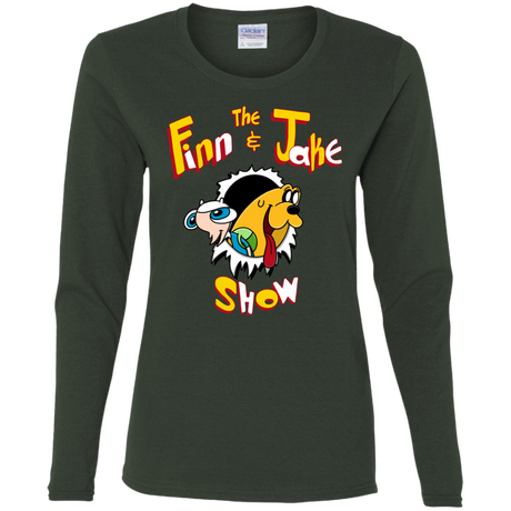 The Finn and Jake Show Women's Long Sleeve T-Shirt