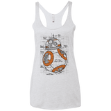 BB-8 Plan Women's Triblend Racerback Tank