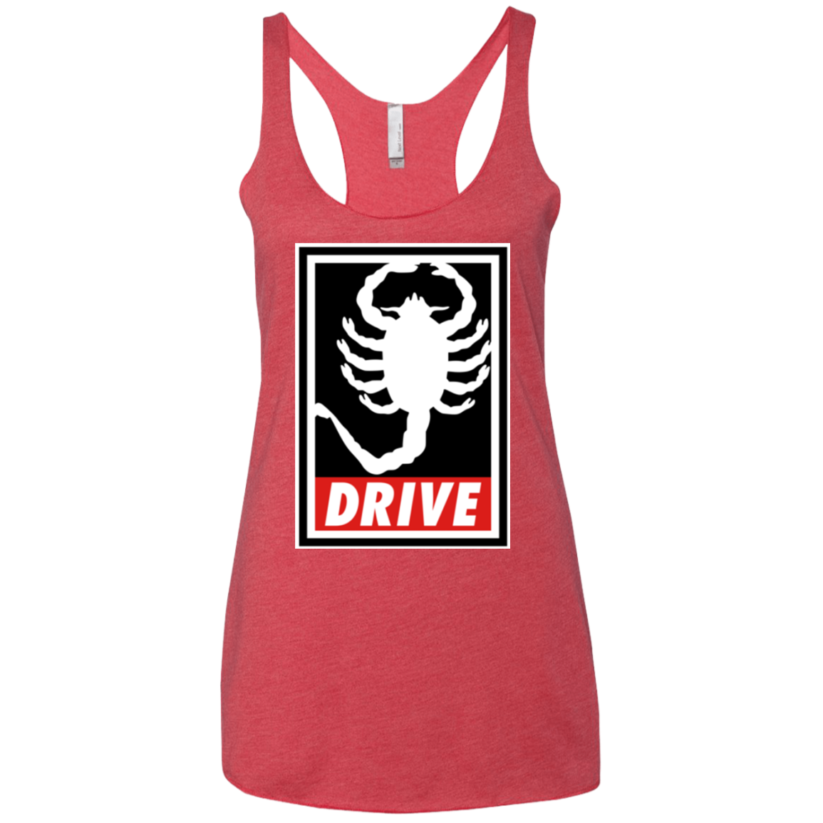 Obey and drive Women's Triblend Racerback Tank