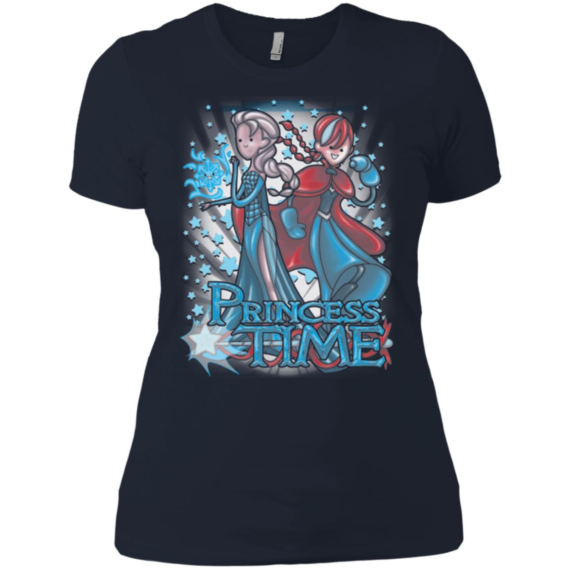 Princess Time Elsa Anna Women's Premium T-Shirt