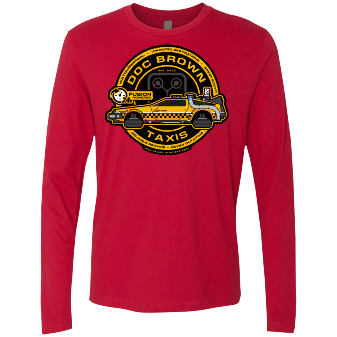 Doc Brown Taxis Men's Premium Long Sleeve