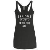 One pair Women's Triblend Racerback Tank