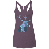 Deer Cannibal Women's Triblend Racerback Tank