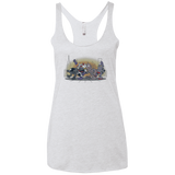 Where The Big Robots are Women's Triblend Racerback Tank