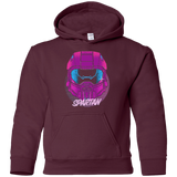 Spartan Helmet 80's Youth Hoodie
