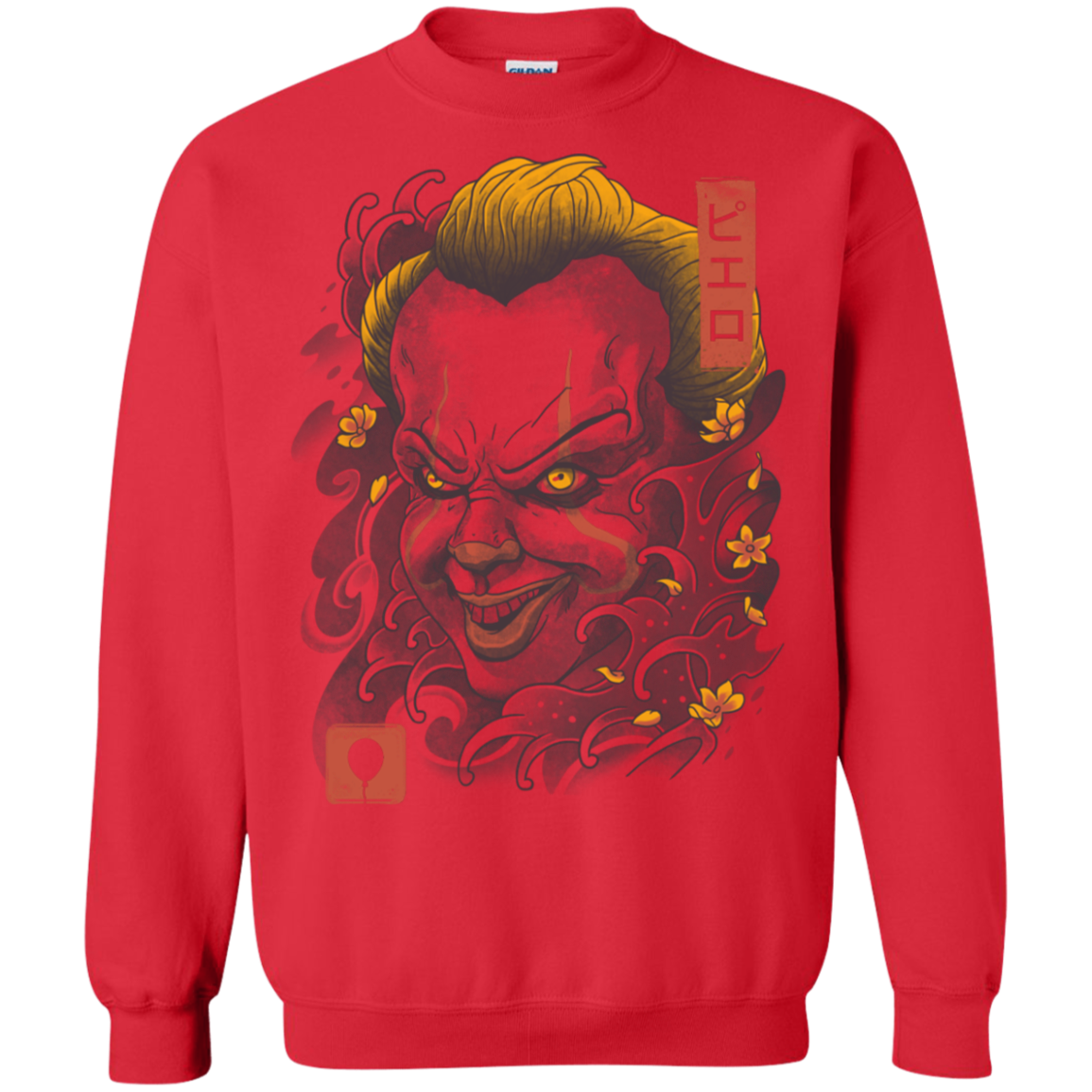 Oni Clown Mask Crewneck Sweatshirt