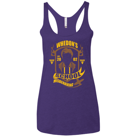 School of Misbehaving Women's Triblend Racerback Tank