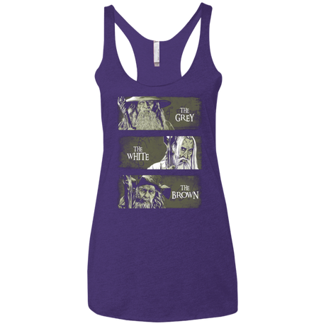 Wizards of Middle Earth Women's Triblend Racerback Tank