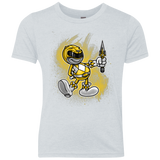 Yellow Ranger Artwork Youth Triblend T-Shirt