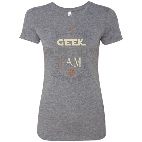 I GEEK (1) Women's Triblend T-Shirt