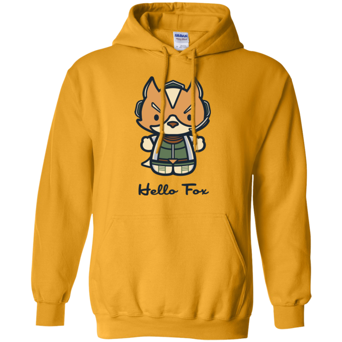 Hello Fox Pullover Hoodie