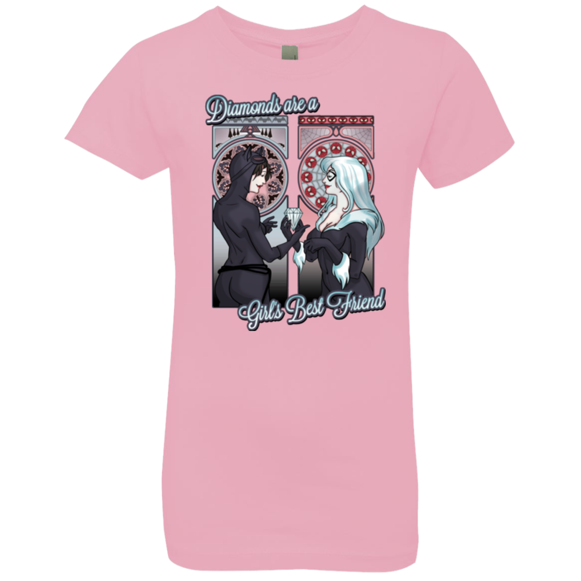 Diamonds are a Girl's Best Friend Girls Premium T-Shirt