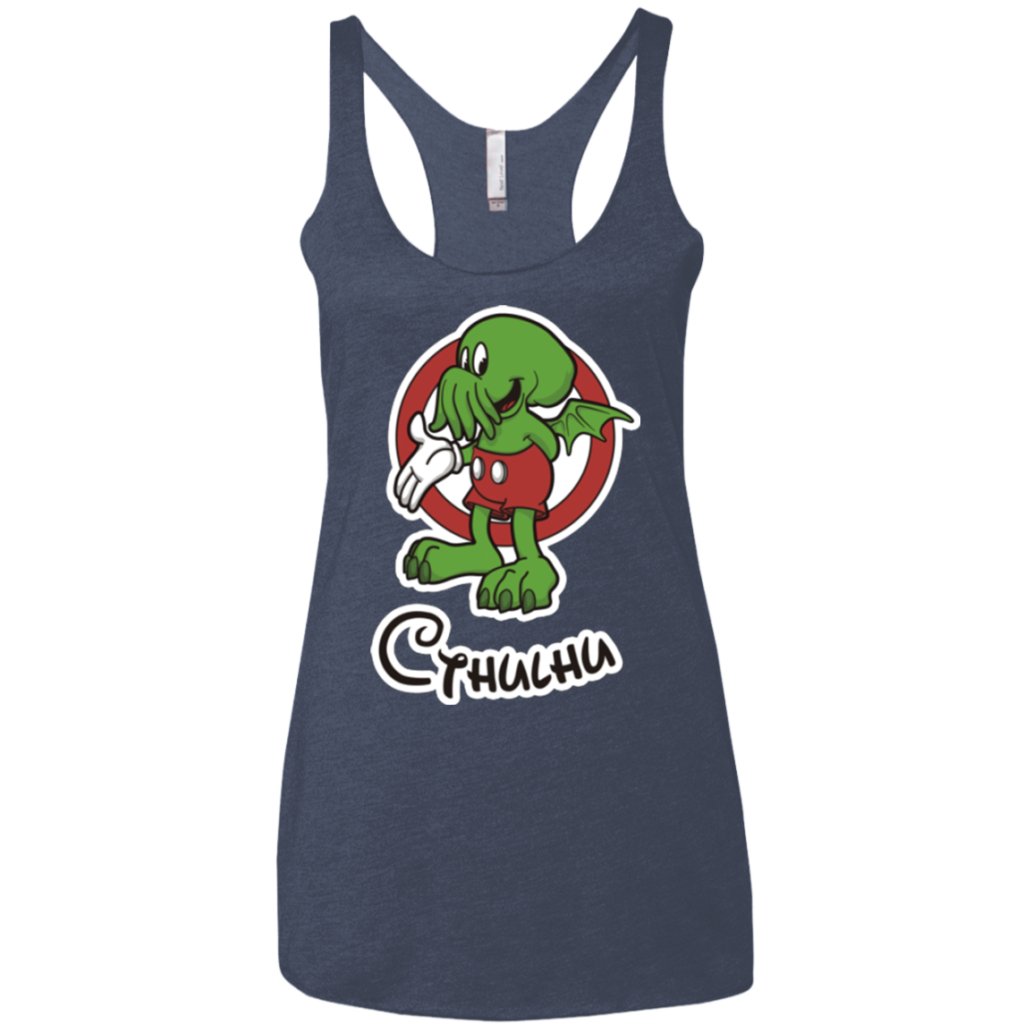 Cutethulhu Women's Triblend Racerback Tank