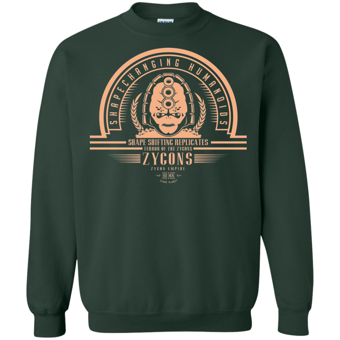 Who Villains Zygons Crewneck Sweatshirt