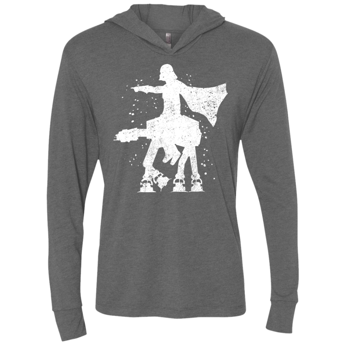 To Hoth Triblend Long Sleeve Hoodie Tee