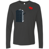 Dr Banksy Heart Balloon Men's Premium Long Sleeve