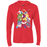 More than a feeling Triblend Long Sleeve Hoodie Tee