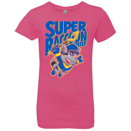 Super Racoon Thief Girls Premium T-Shirt