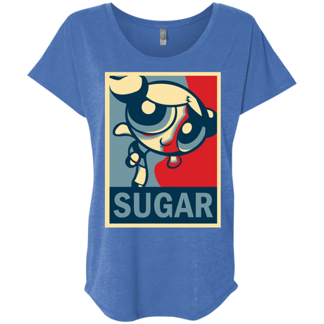 Sugar Powerpuff Triblend Dolman Sleeve