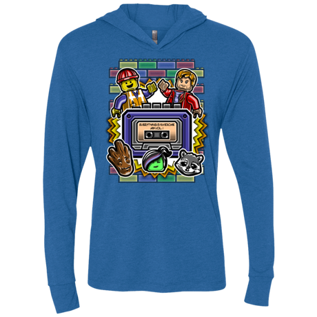 Everything is awesome mix Triblend Long Sleeve Hoodie Tee