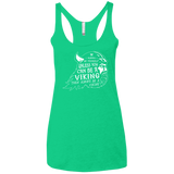 Always Be a Viking Women's Triblend Racerback Tank