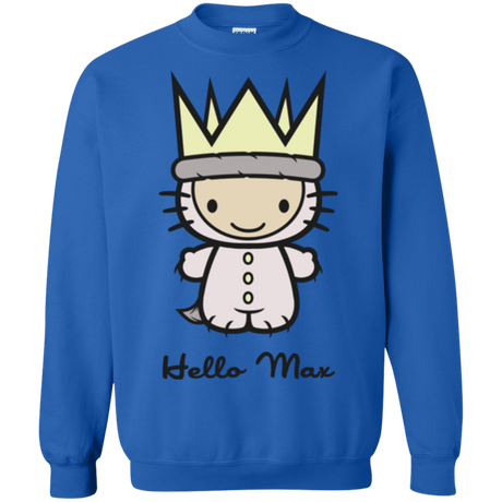 Hello Max Crewneck Sweatshirt