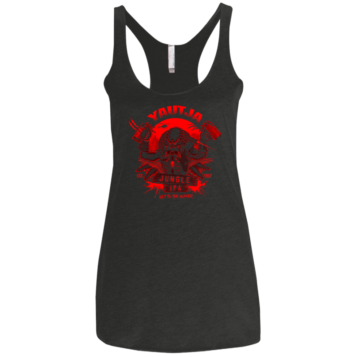 Yautjas Jungle IPA Women's Triblend Racerback Tank